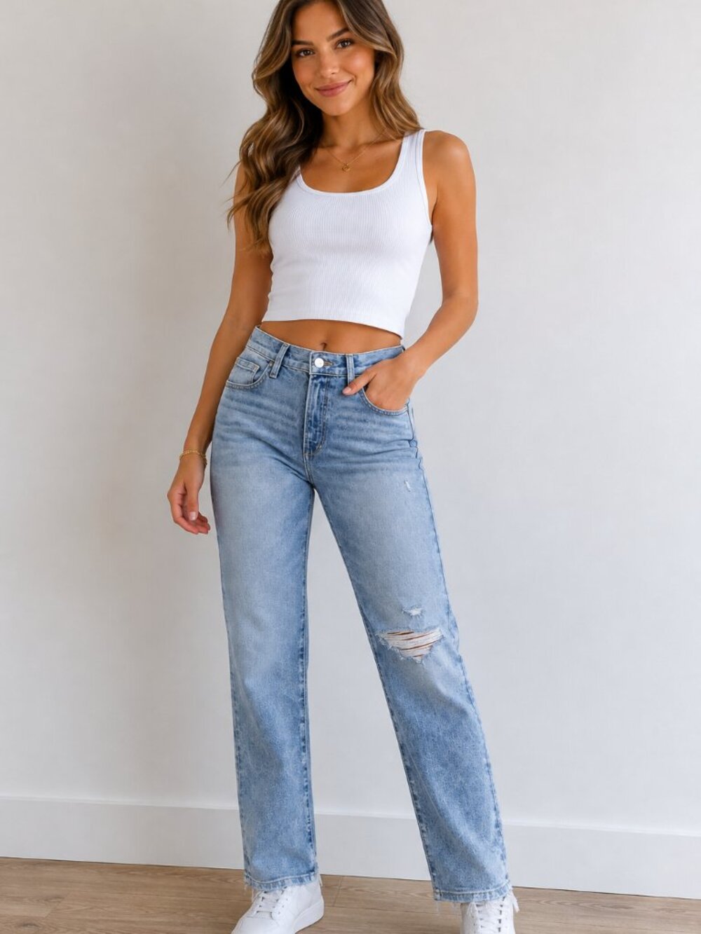 NWT Joe's "The Scout" Distressed Light Wash High Rise Heirloom Denim Jeans 26